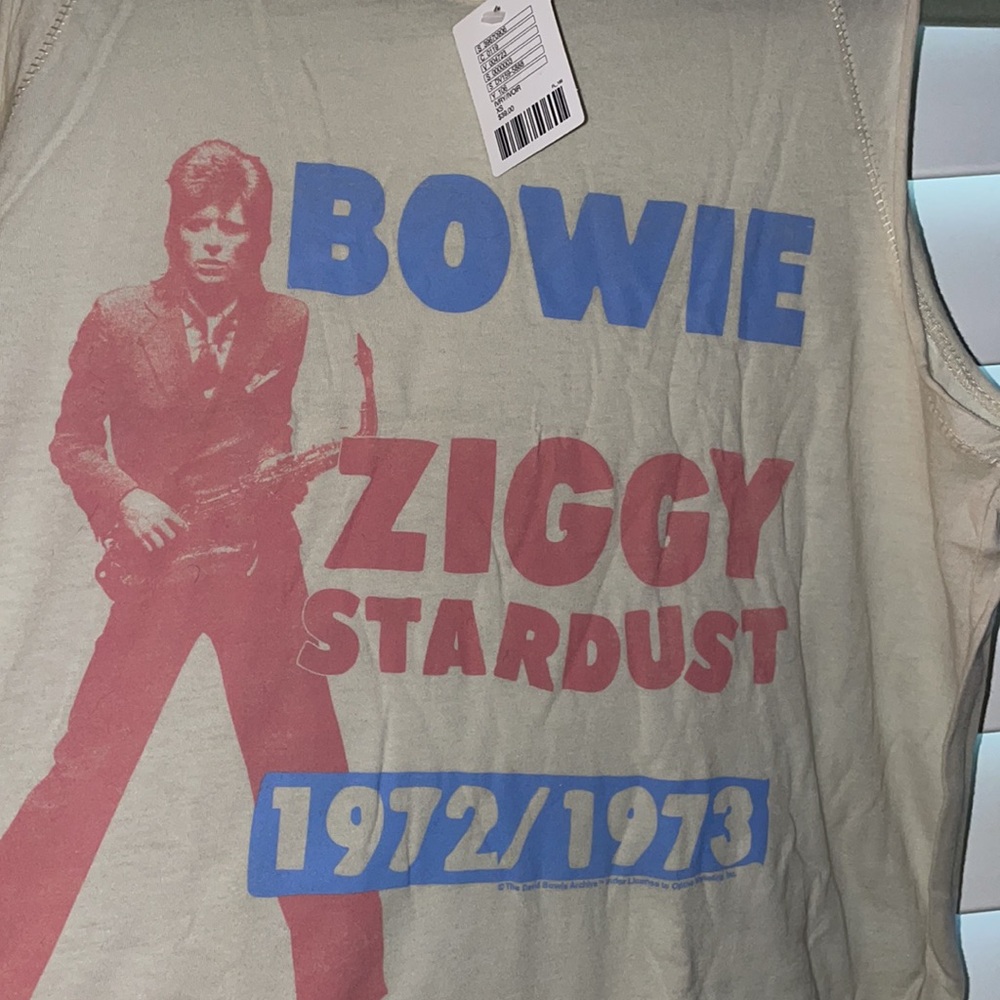 Junk Food David Bowie Tank Top - Picture 3 of 7